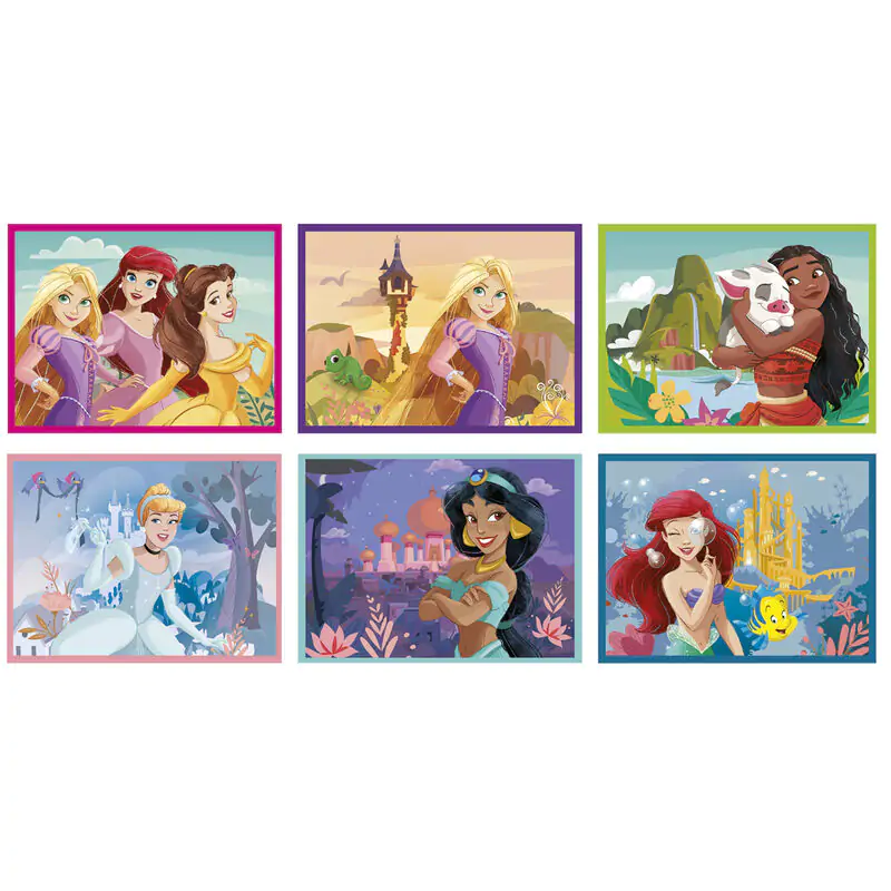 Disney Princesss cube puzzle 12 elementów zdjęcie produktu