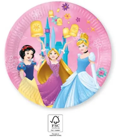 Disney Princess Live your Story, Disney Princess Papierowe talerze 8 szt. 23 cm FSC zdjęcie produktu