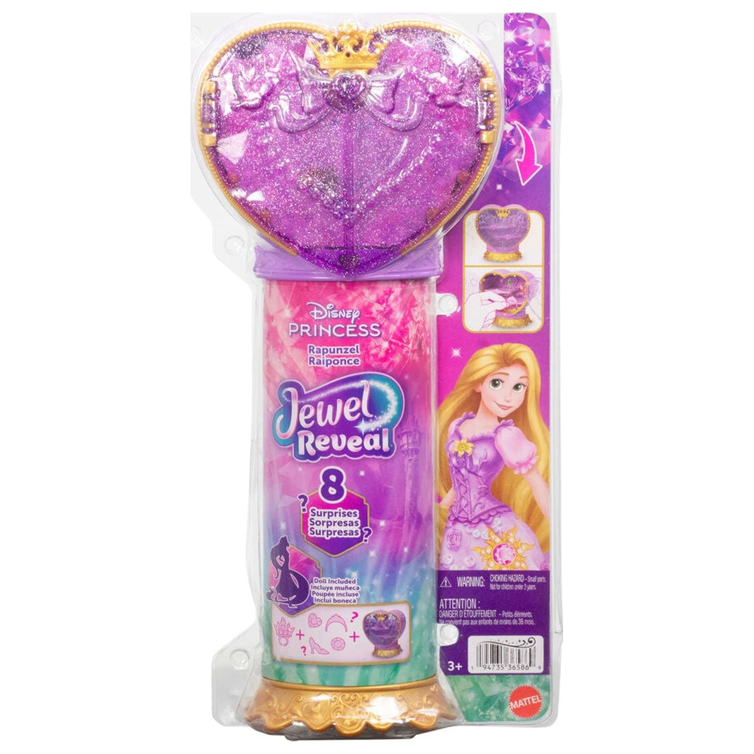 Lalka Disney Reveal Roszpunka zdjęcie produktu