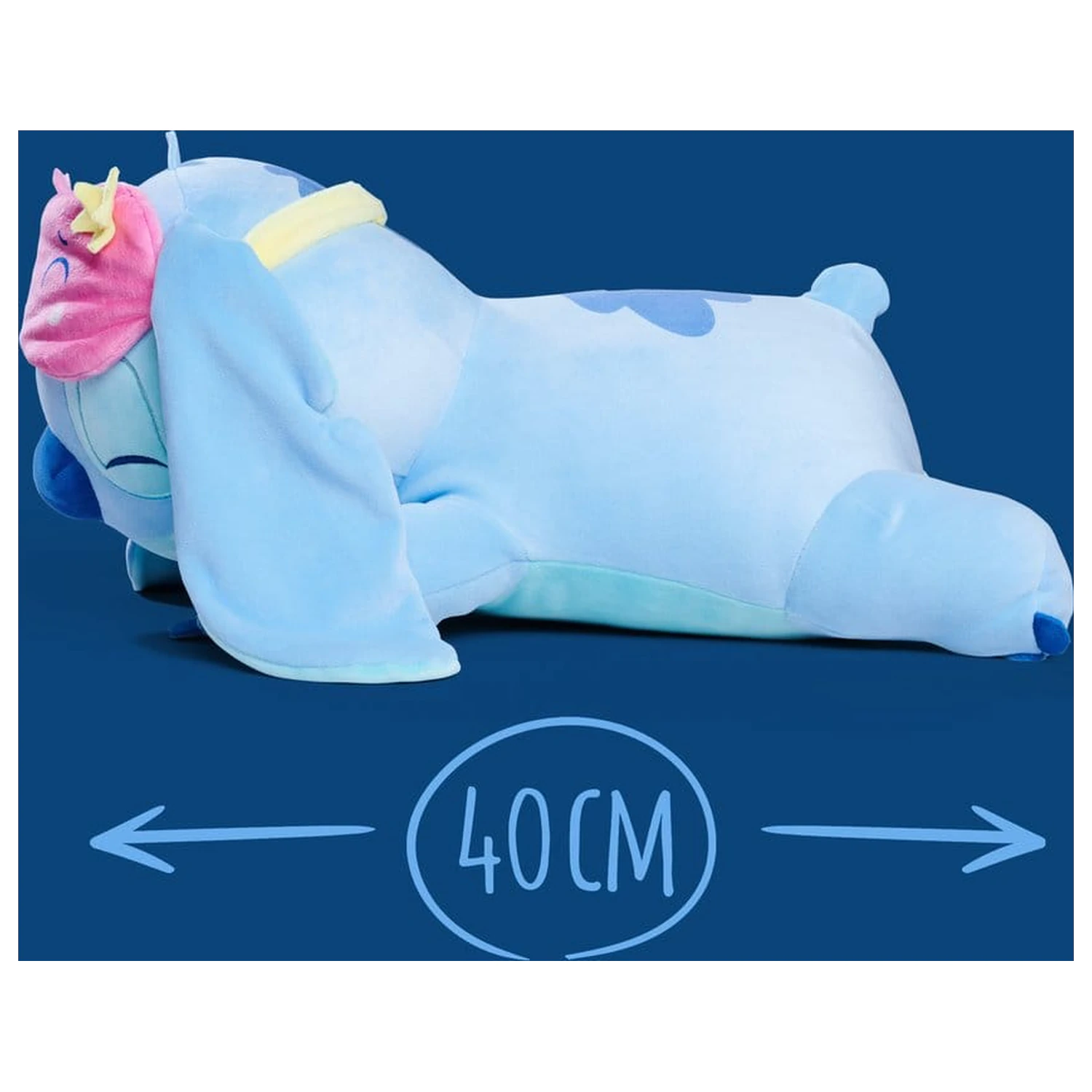 Disney Snuglets Wellbeing Heavy Pluszowa Figurka Stitch 40 cm zdjęcie produktu
