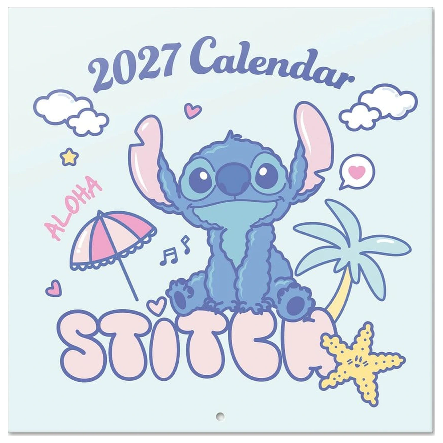 Disney Stitch Kalendarz ścienny 2027 30 x 30 cm zdjęcie produktu