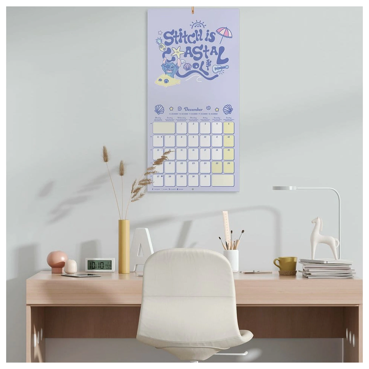 Disney Stitch Kalendarz ścienny 2027 30 x 30 cm zdjęcie produktu