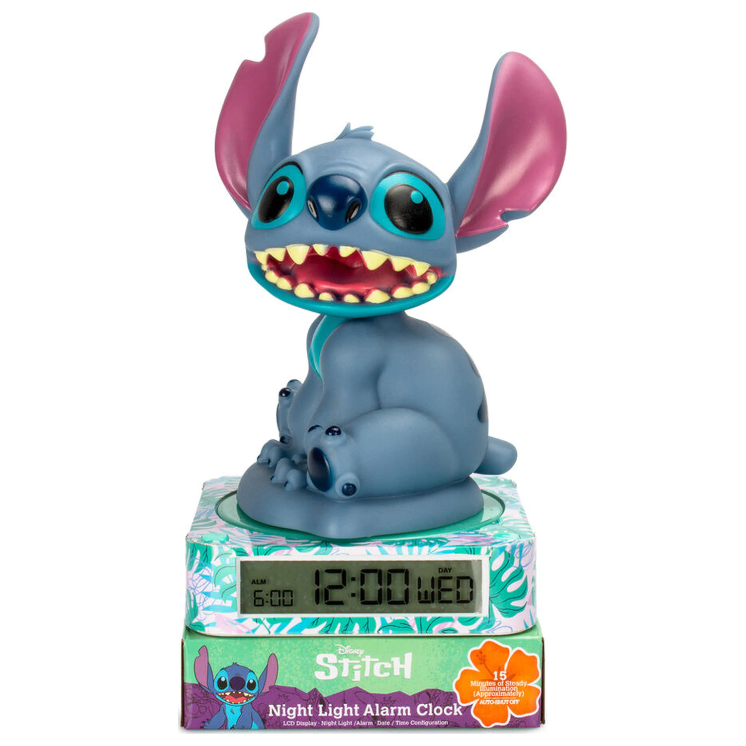 Disney Stitch lampa 3D z alarmem zdjęcie produktu