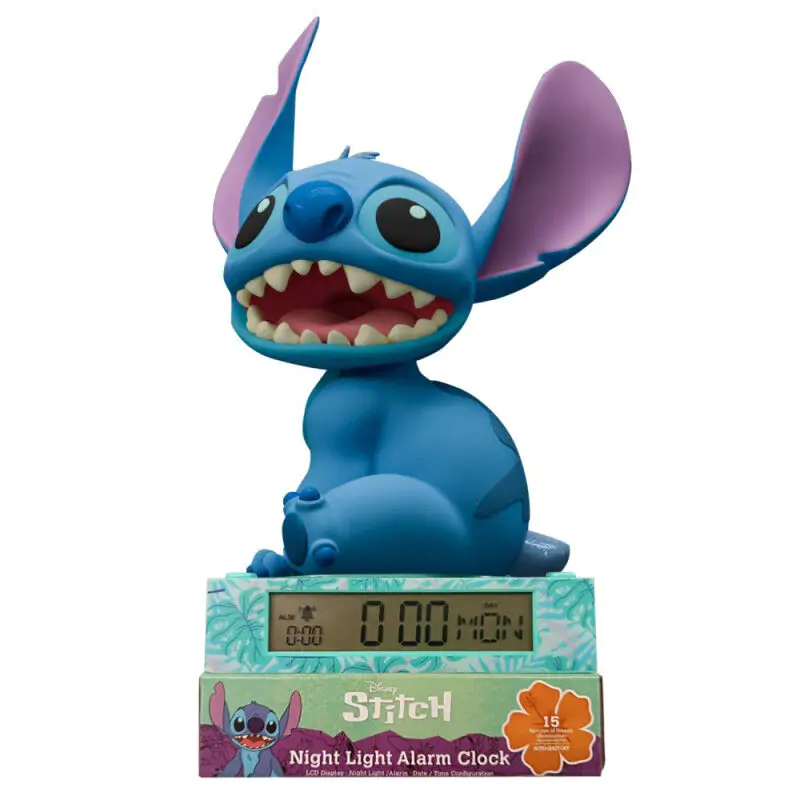 Disney Stitch Lampa 3D z budzikiem zdjęcie produktu