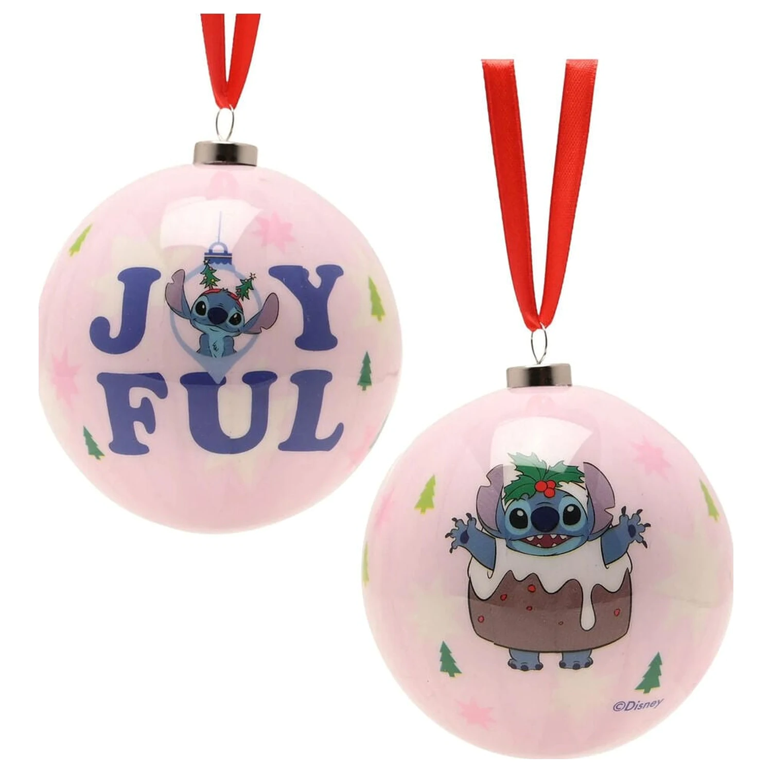 Disney Stitch Zestaw 4 świątecznych bombek zdjęcie produktu