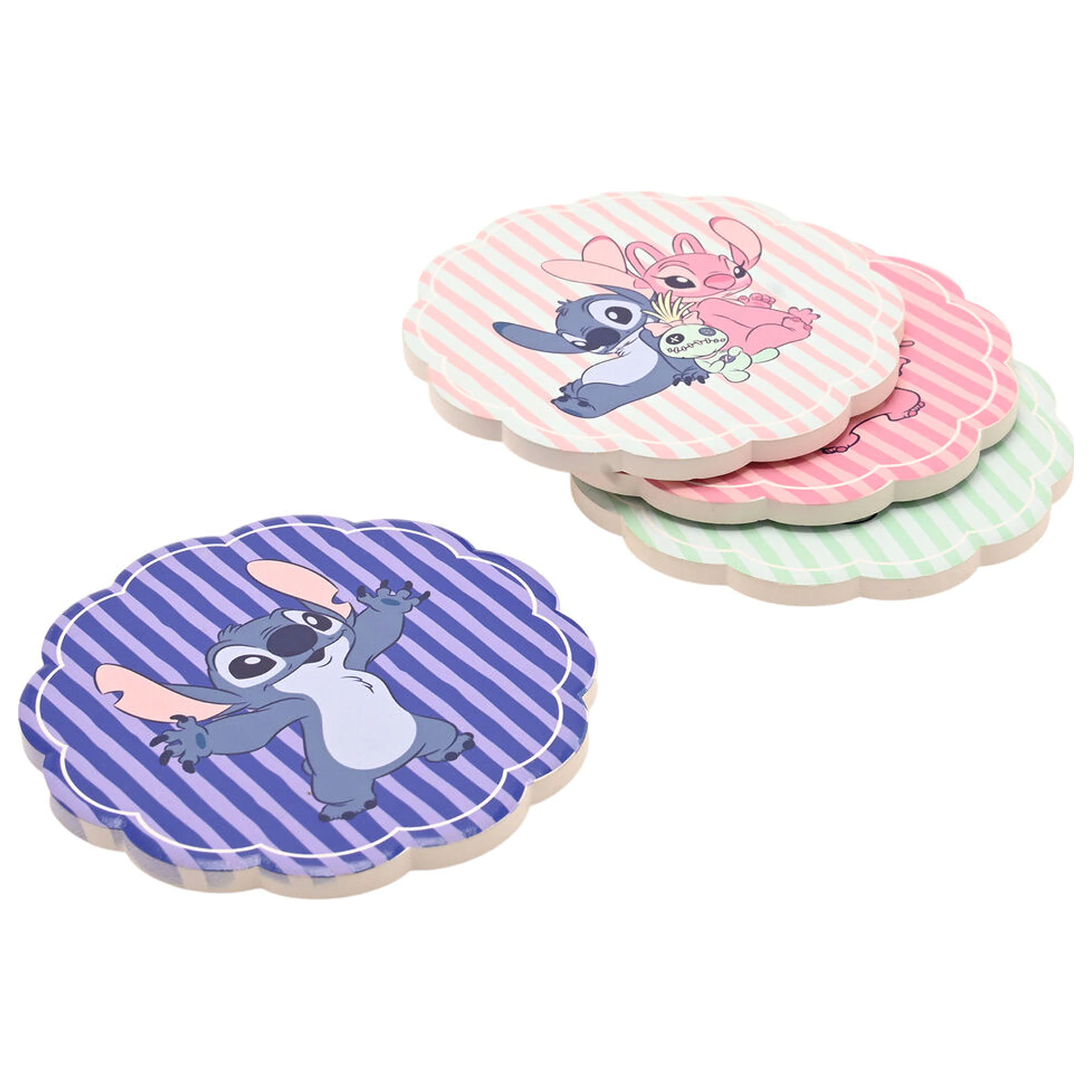 Disney Stitch zestaw 4 ceramicznych podstawek pod kubek zdjęcie produktu