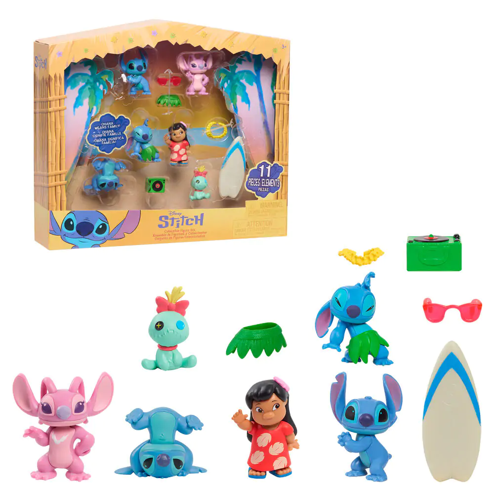 Disney Stitch zestaw 6 figurek 5 cm zdjęcie produktu