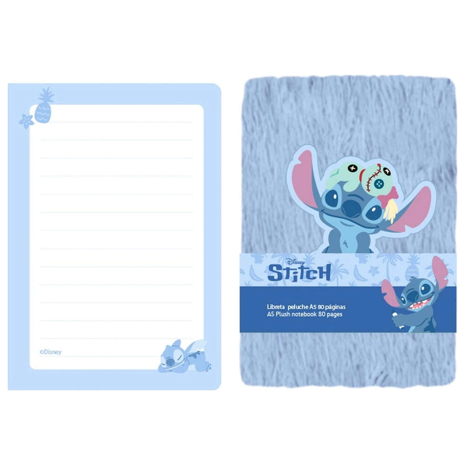 Disney Stitch pluszowy notatnik A5 zdjęcie produktu