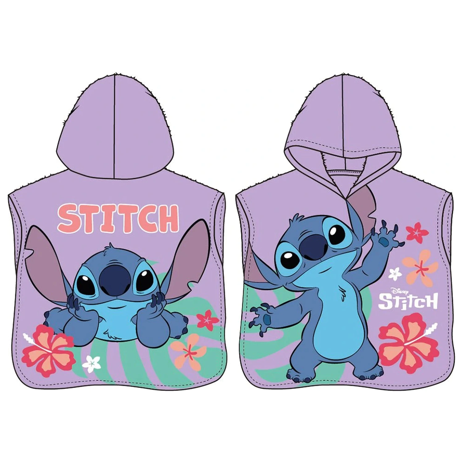 Disney Stitch Alien Paradise Ręcznik Plażowy Poncho zdjęcie produktu