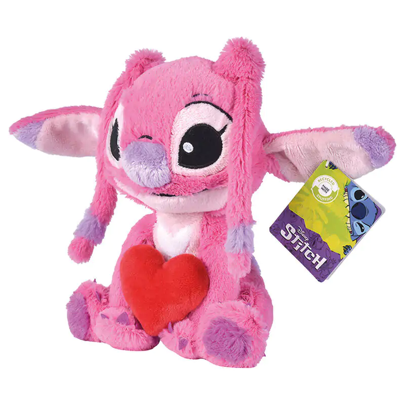 Disney Stitch Angel serce pluszowa zabawka 25 cm zdjęcie produktu