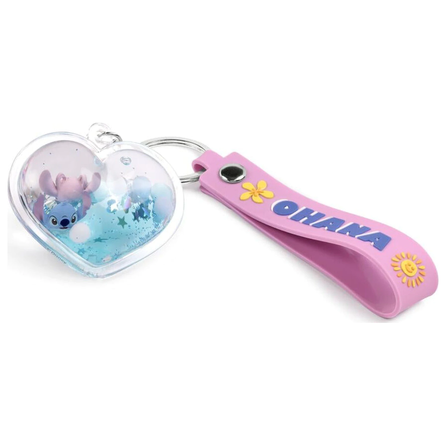 Disney Stitch & Angel Ohana Heart brelok zdjęcie produktu