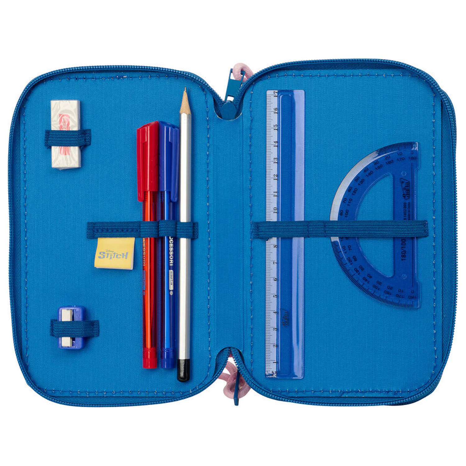 Disney Stitch & Angel potrójny piórnik 37 szt. zdjęcie produktu