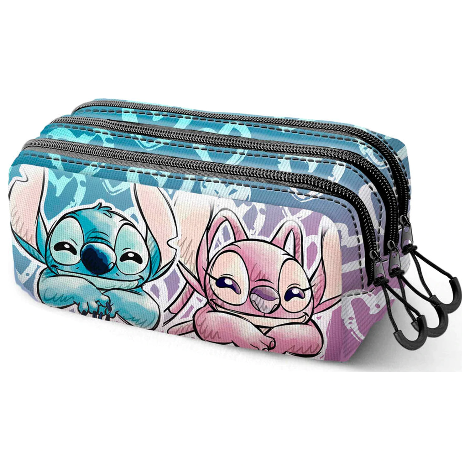 Disney Stitch & Angel potrójny piórnik zdjęcie produktu