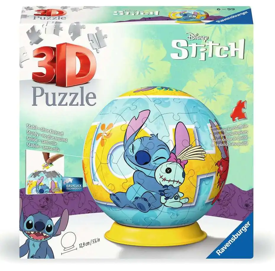 Disney Stitch 3D Puzzle Ball Stitch (73 elementy) zdjęcie produktu