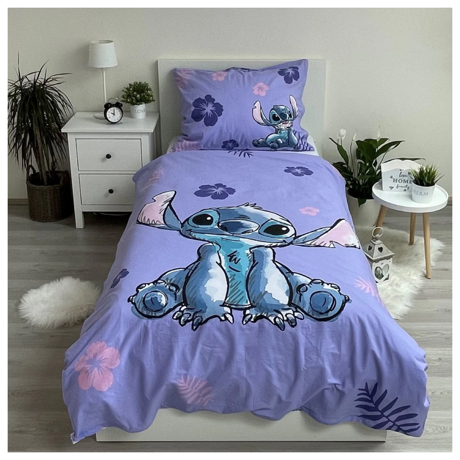 Disney Stitch Blooming poszewka na kołdrę zdjęcie produktu