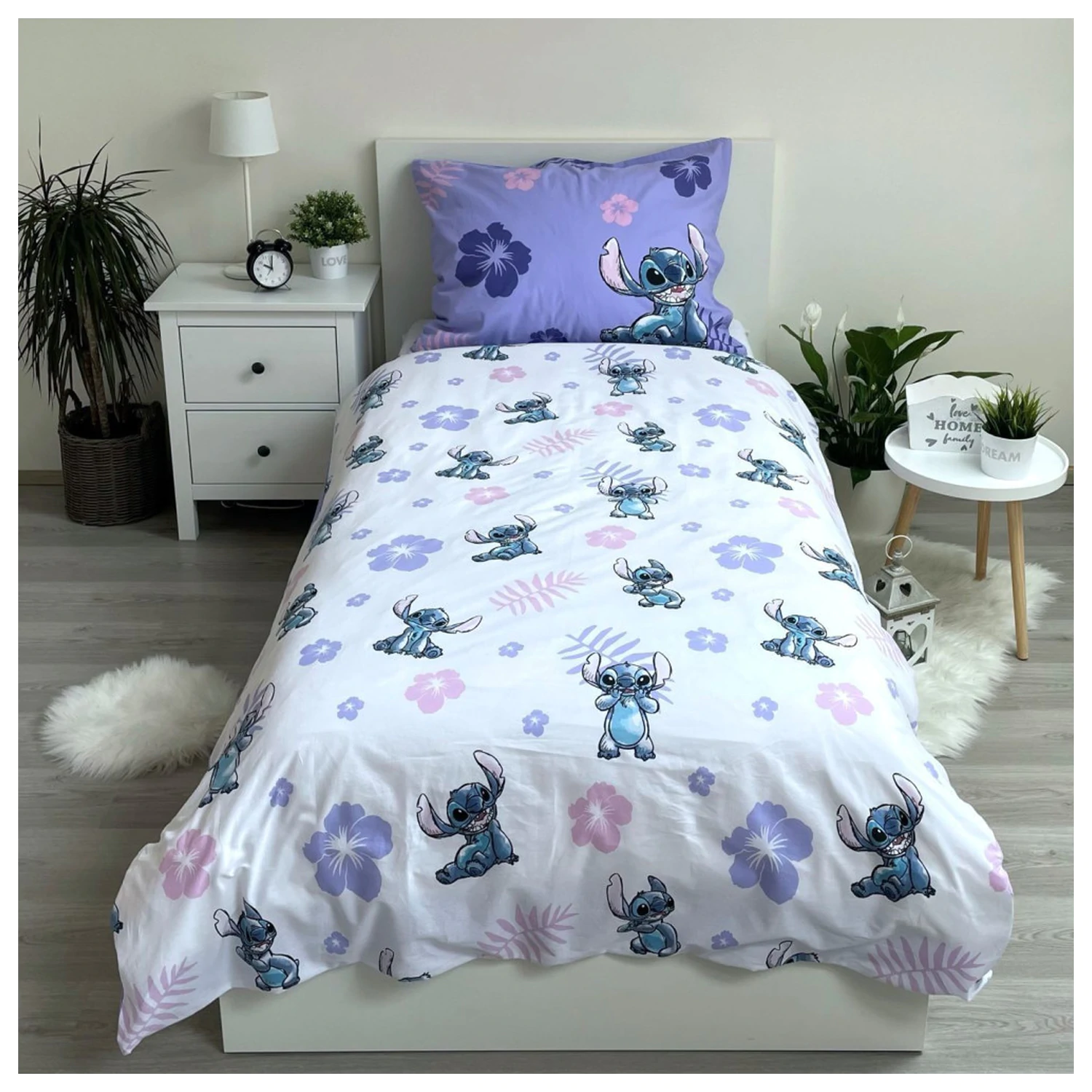Disney Stitch Blooming poszewka na kołdrę zdjęcie produktu
