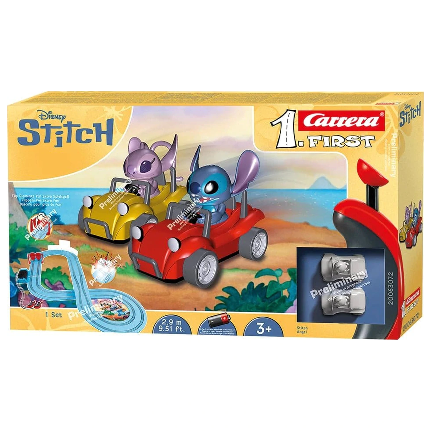 Zestaw Tor Wyścigowy Disney Stitch Carrera First Disney Stitch 2,9" zdjęcie produktu