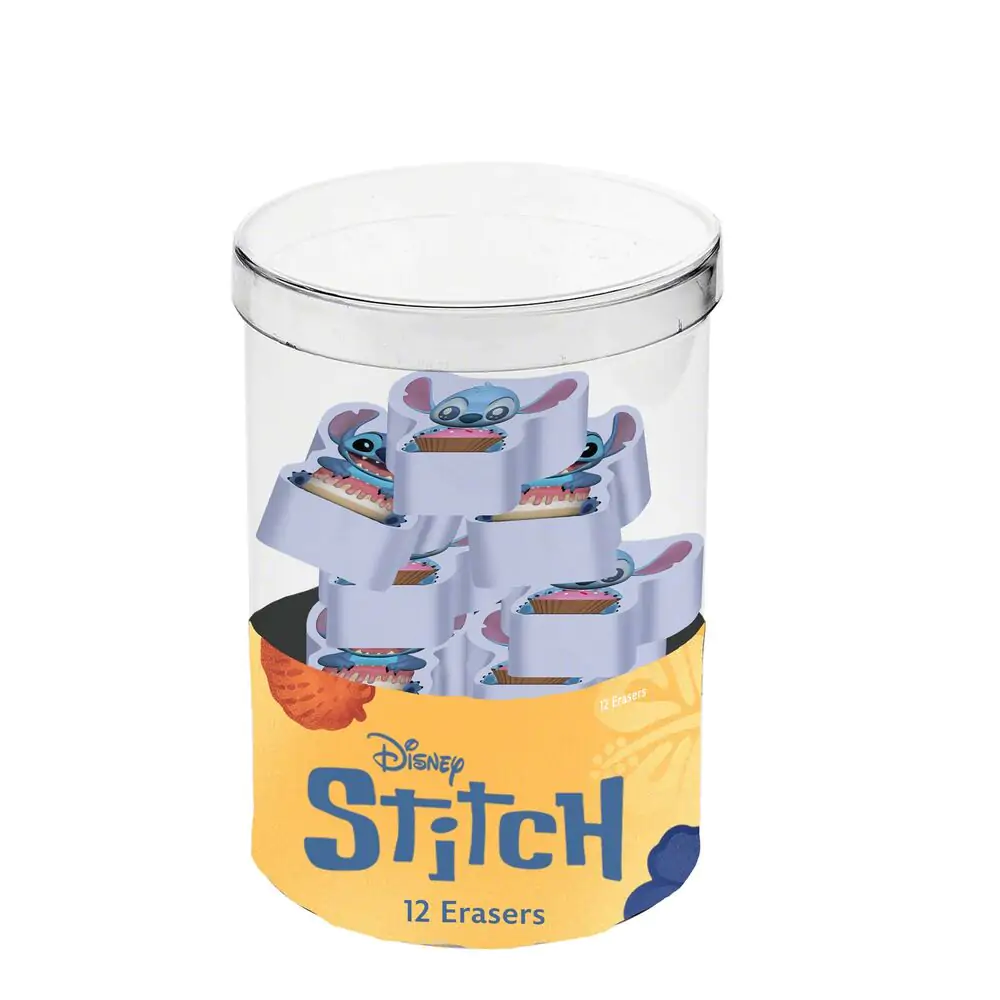 Disney Stitch Kostka 12 gumek do mazania zdjęcie produktu