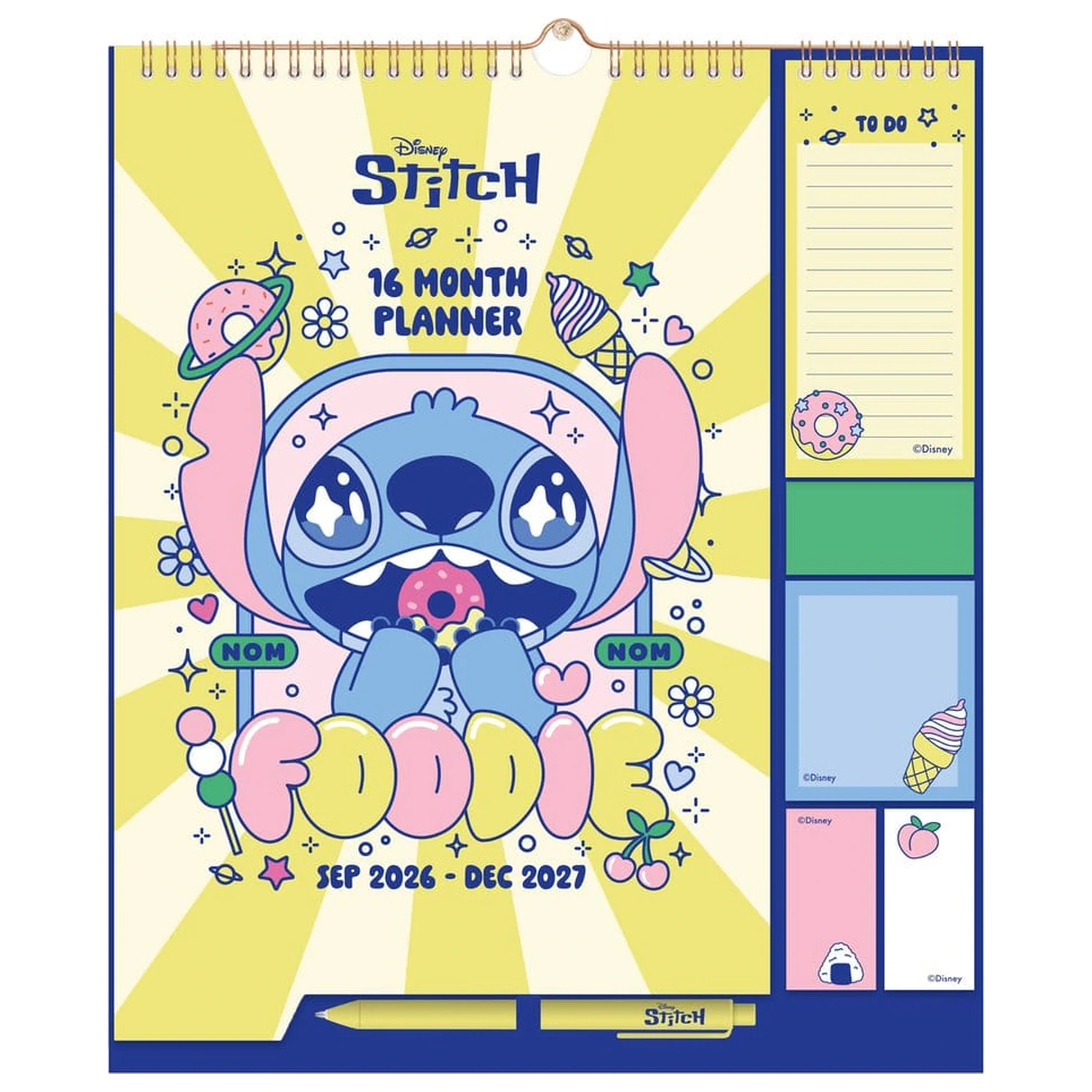 Disney Stitch Planner Ścienny 2026/27 30 x 34 cm zdjęcie produktu