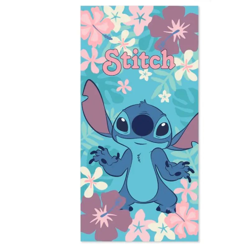 Ręcznik plażowy bawełniany Disney Stitch Flowers zdjęcie produktu