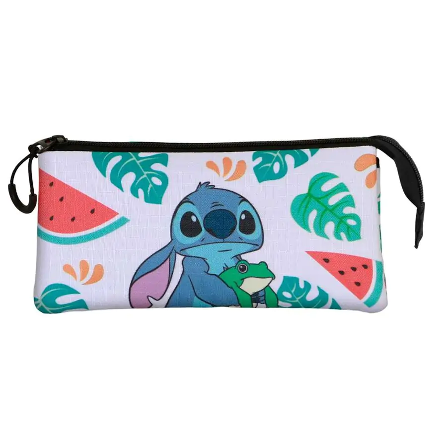 Piórnik trzykomorowy Disney Stitch Frog triple pencil case zdjęcie produktu
