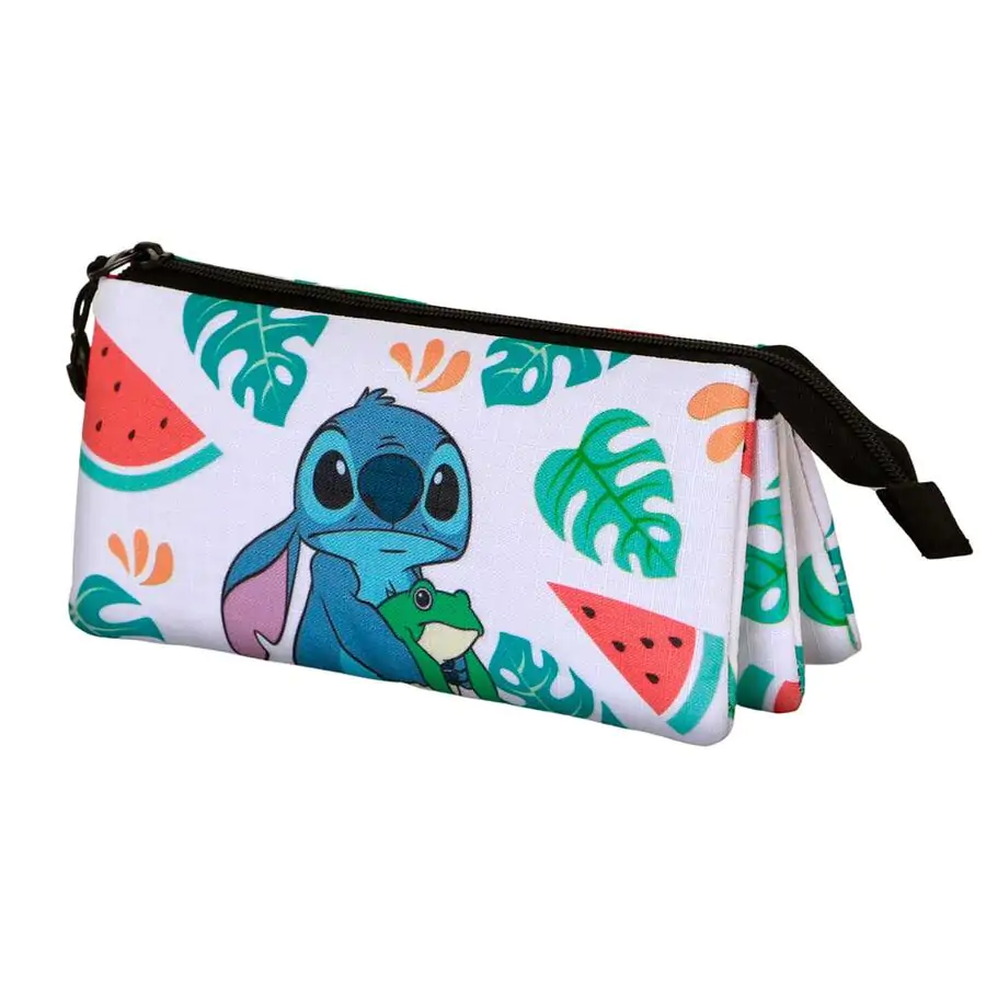 Piórnik trzykomorowy Disney Stitch Frog triple pencil case zdjęcie produktu