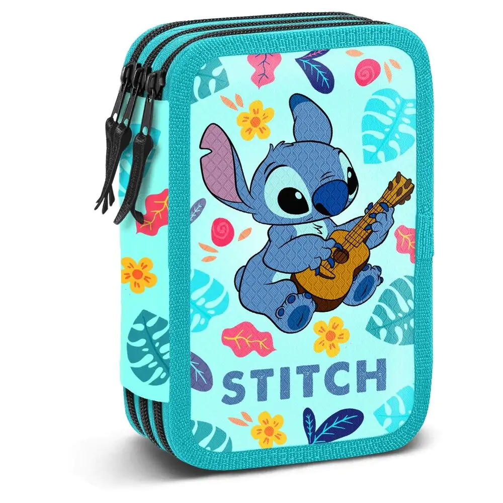 Disney Stitch Guitar potrójny piórnik zdjęcie produktu