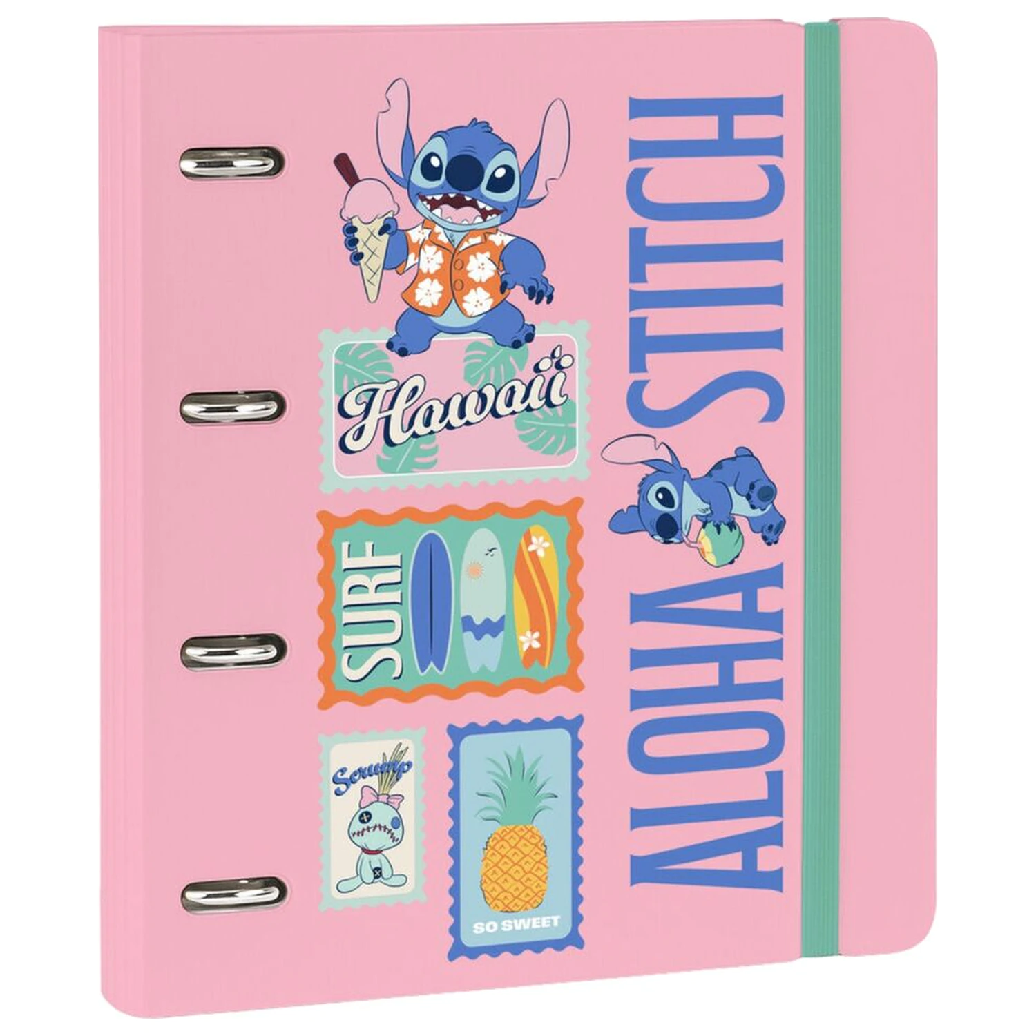 Disney Stitch Segregator 4 ringowy zdjęcie produktu