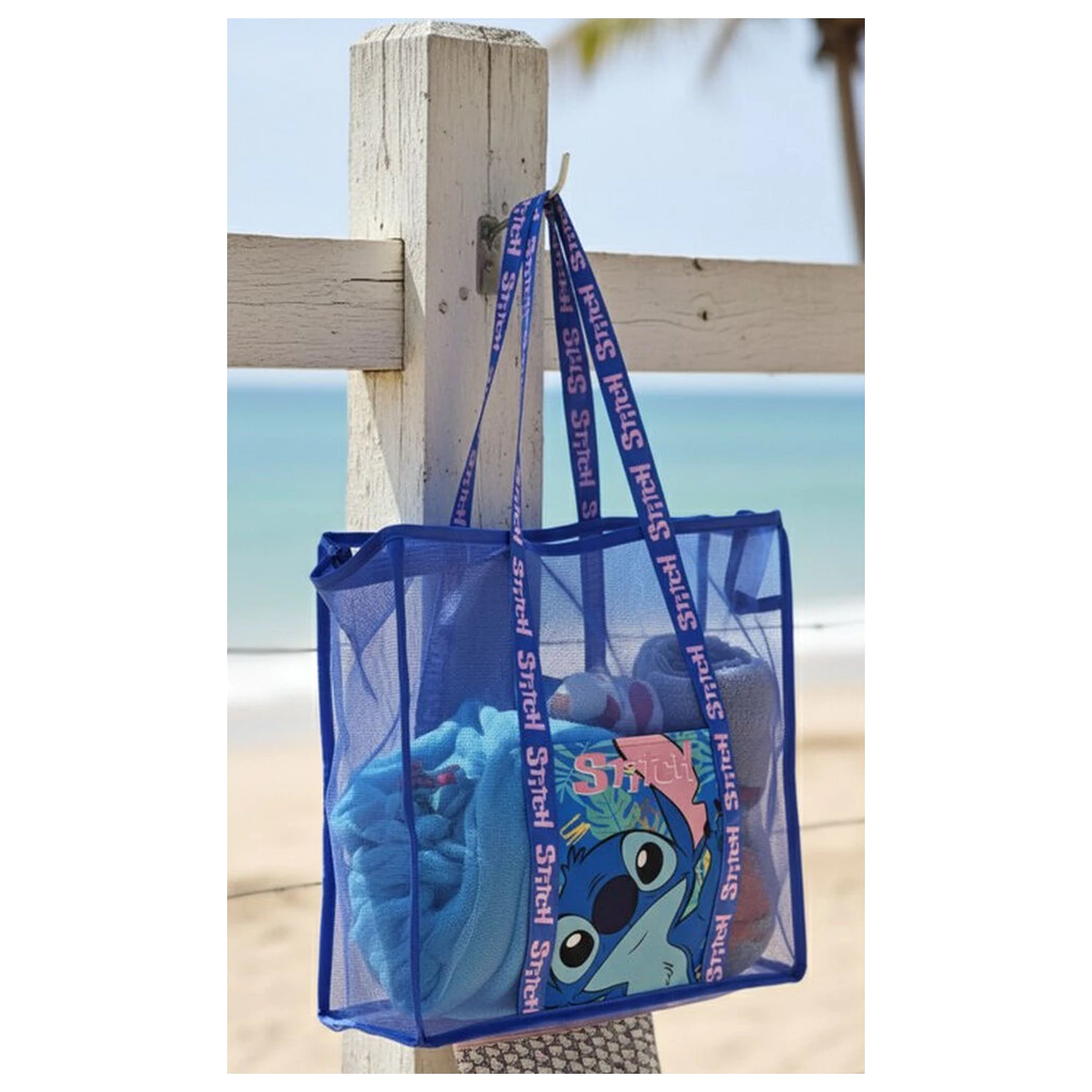 Disney Stitch siatkowa torba plażowa zdjęcie produktu