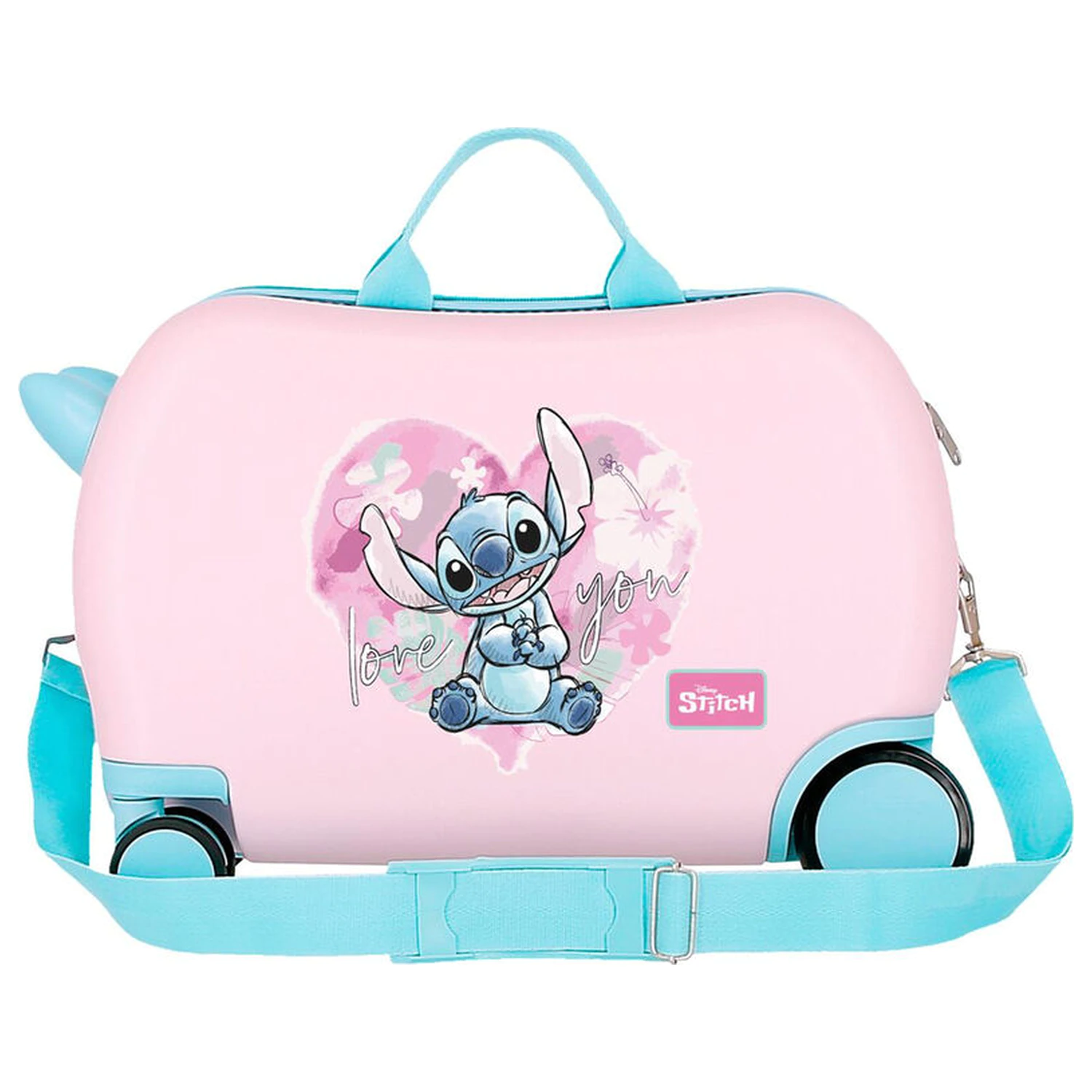 Disney Stitch Heart walizka na kółkach ABS 45cm zdjęcie produktu