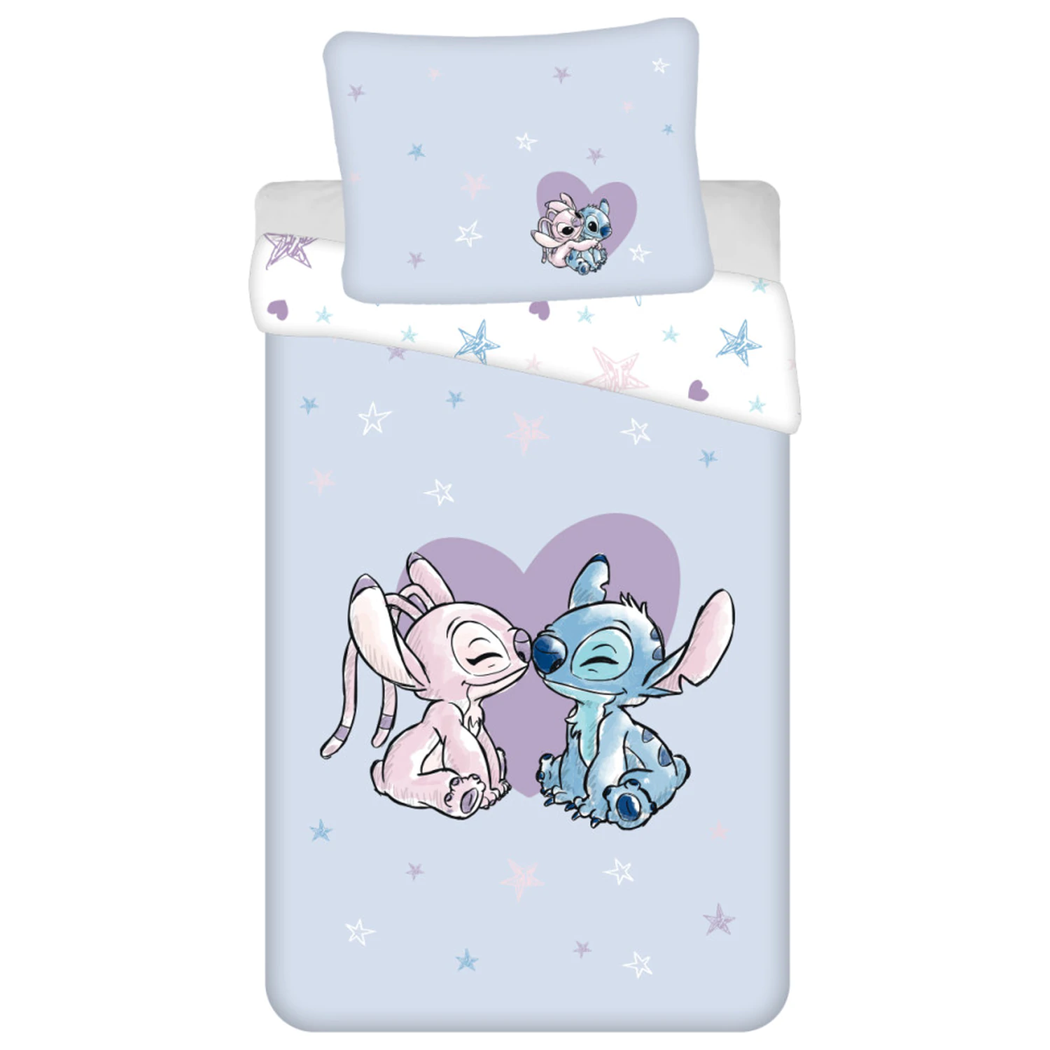Disney Stitch Heart Poszewka na kołdrę zdjęcie produktu