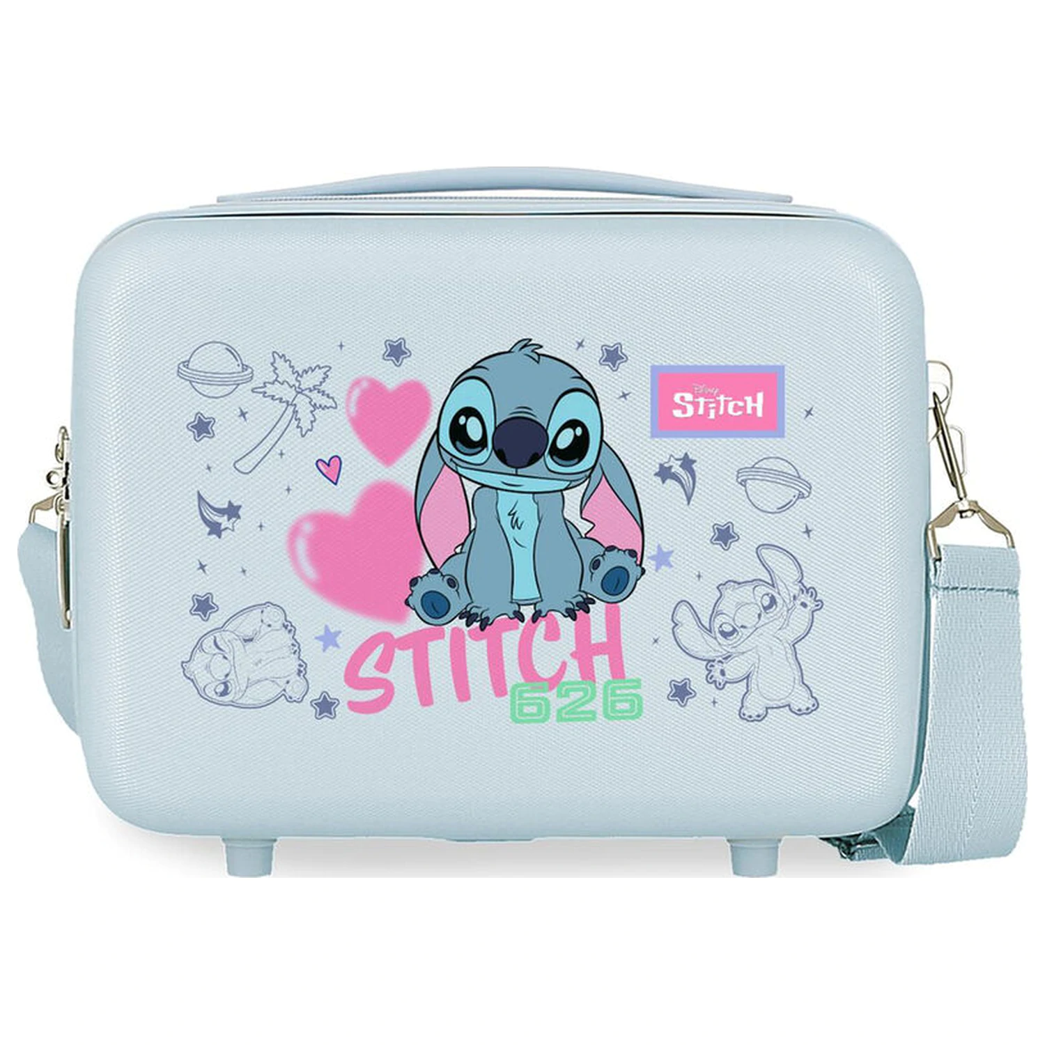 Disney Stitch Hearts ABS adaptowalny kuferek kosmetyczny 29cm zdjęcie produktu
