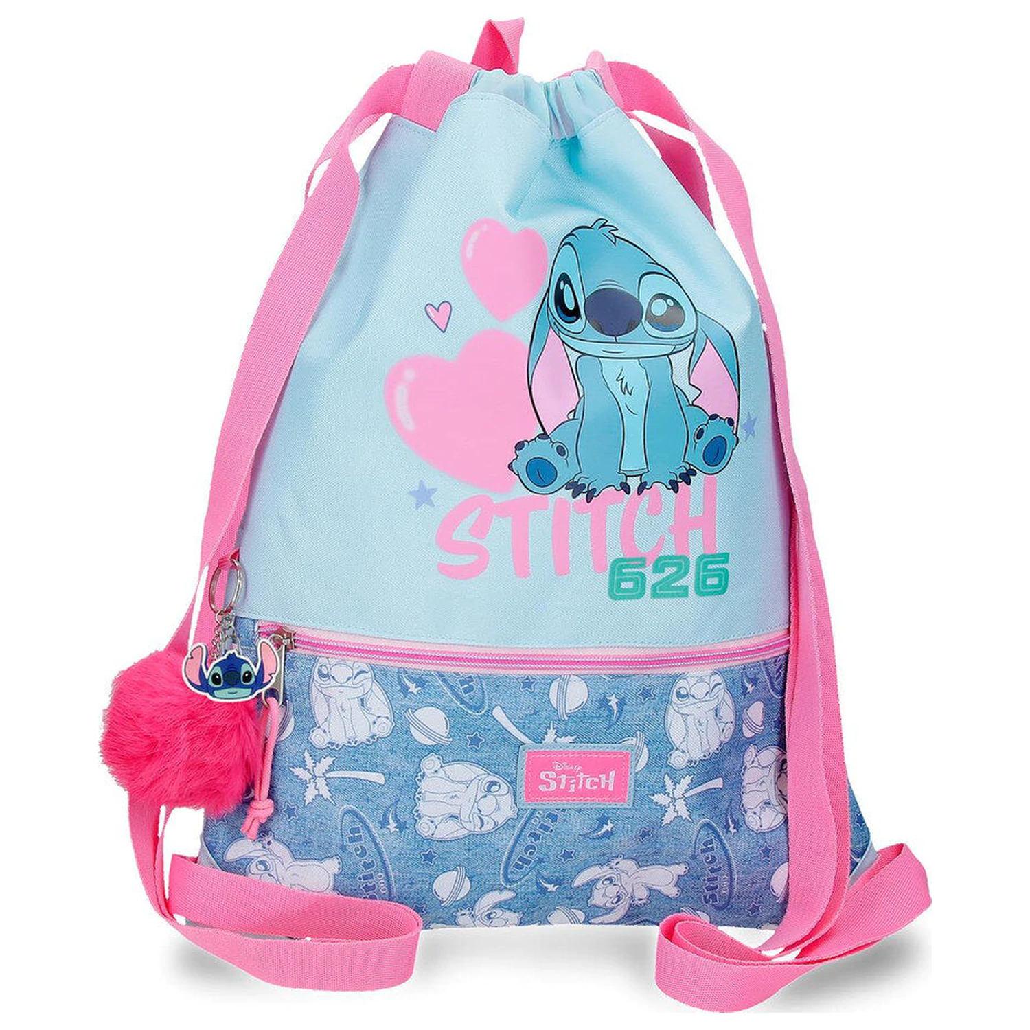 Disney Stitch Hearts torba sportowa 46 cm zdjęcie produktu