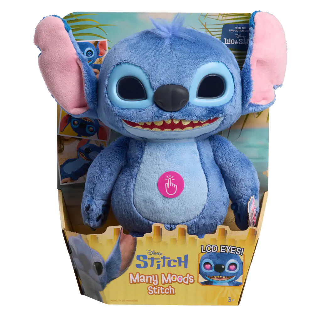 Disney Stitch interaktywna pluszowa zabawka 30cm zdjęcie produktu