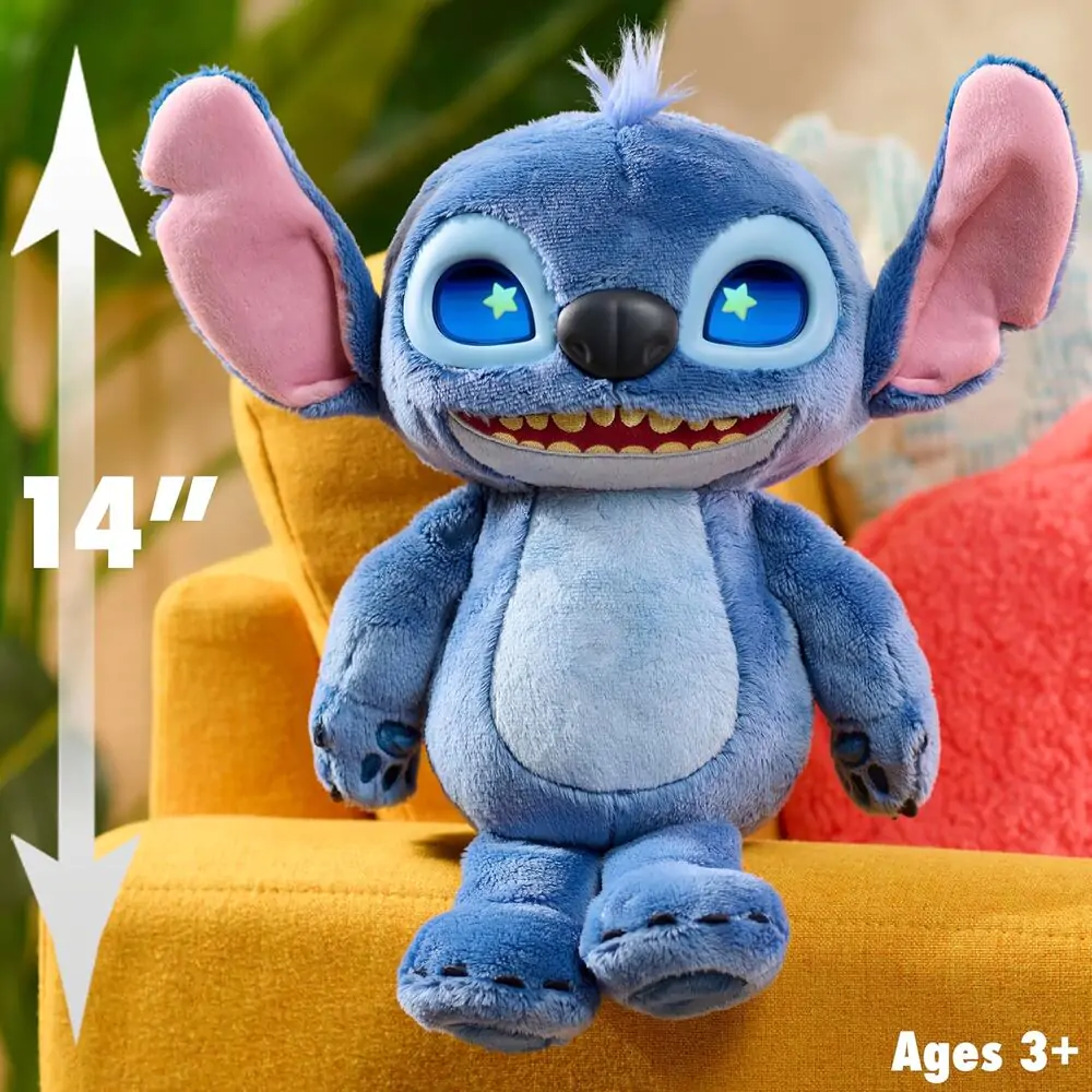 Disney Stitch interaktywna pluszowa zabawka 30cm zdjęcie produktu