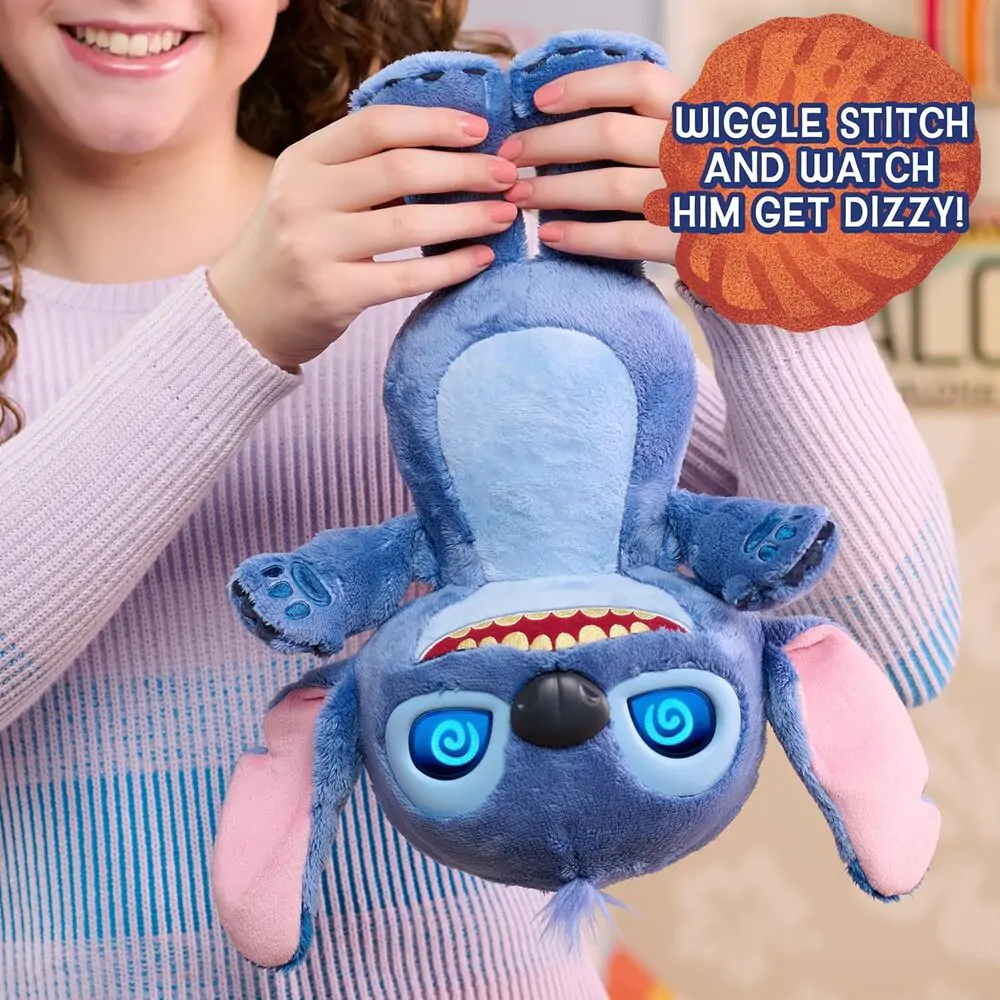 Disney Stitch interaktywna pluszowa zabawka 30cm zdjęcie produktu