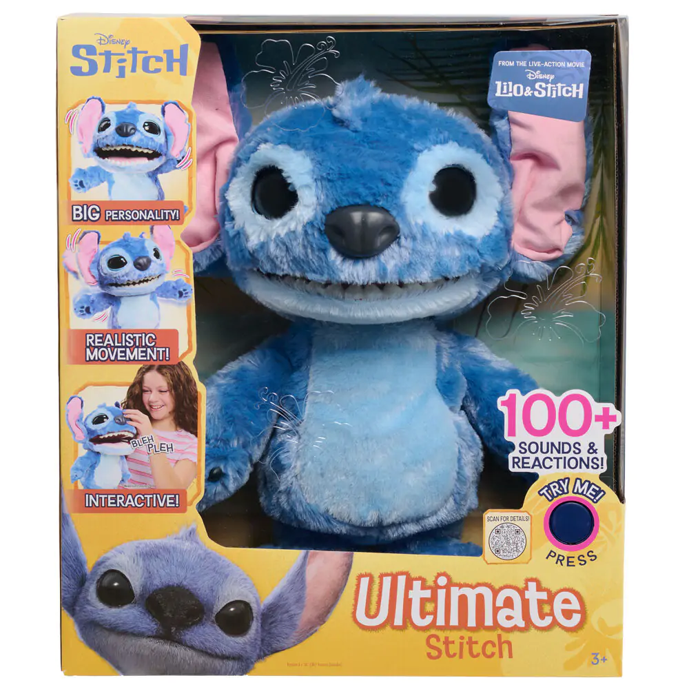 Disney Stitch Interaktywna pluszowa zabawka zdjęcie produktu