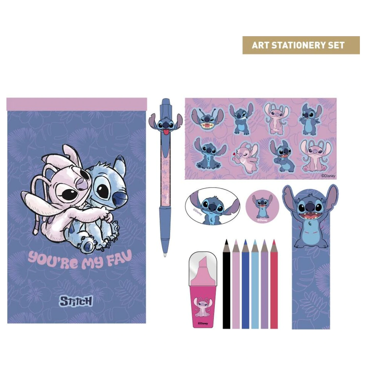 "Disney Stitch" zestaw artykułów papierniczych zdjęcie produktu
