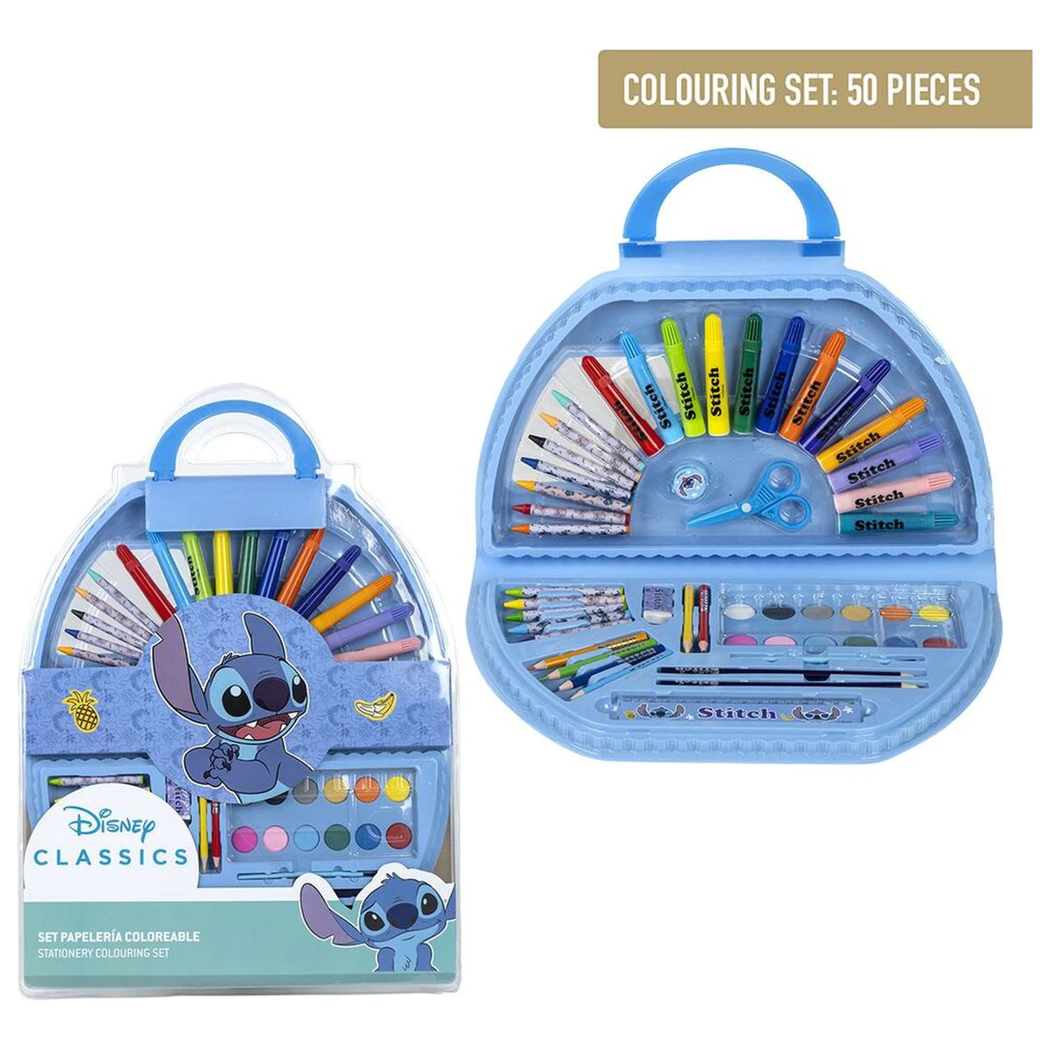 Disney Stitch zestaw artykułów papierniczych 50 szt. zdjęcie produktu