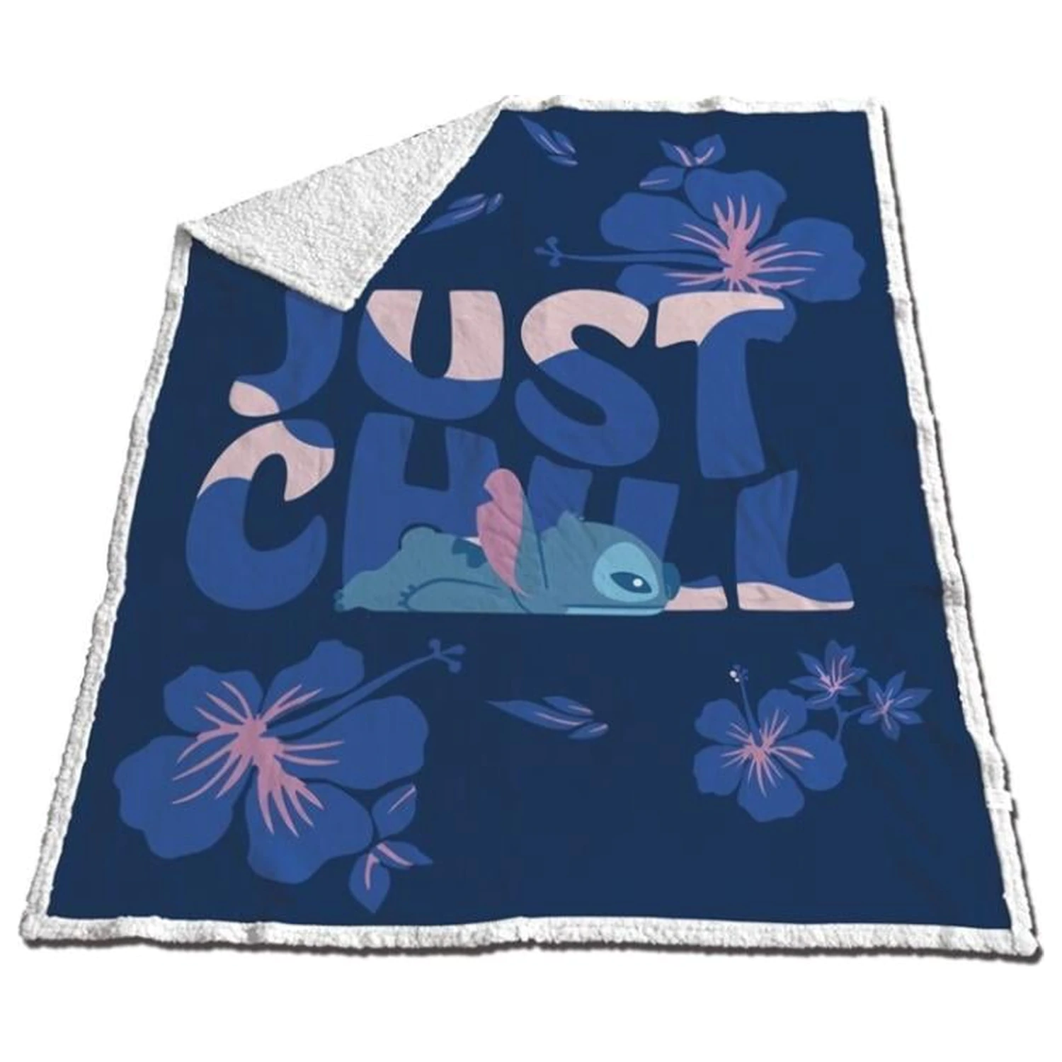 Disney Stitch "Just Chill" koc Sherpa 130x170cm zdjęcie produktu