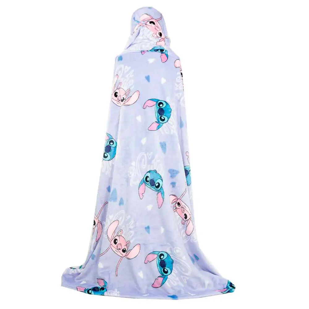 Disney Stitch koc z kapturem Coral 120x150cm zdjęcie produktu