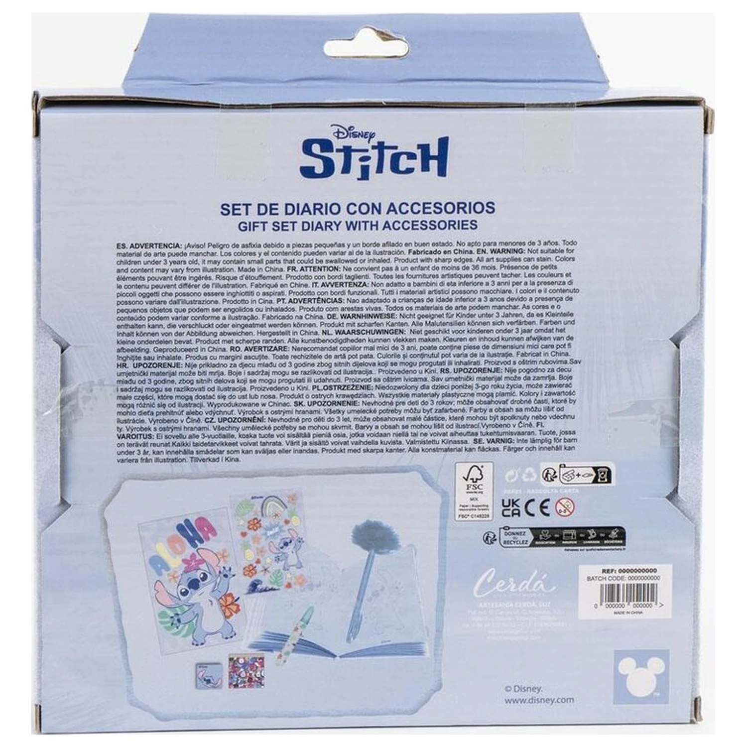 Disney Stitch Zestaw Pamiętnika zdjęcie produktu