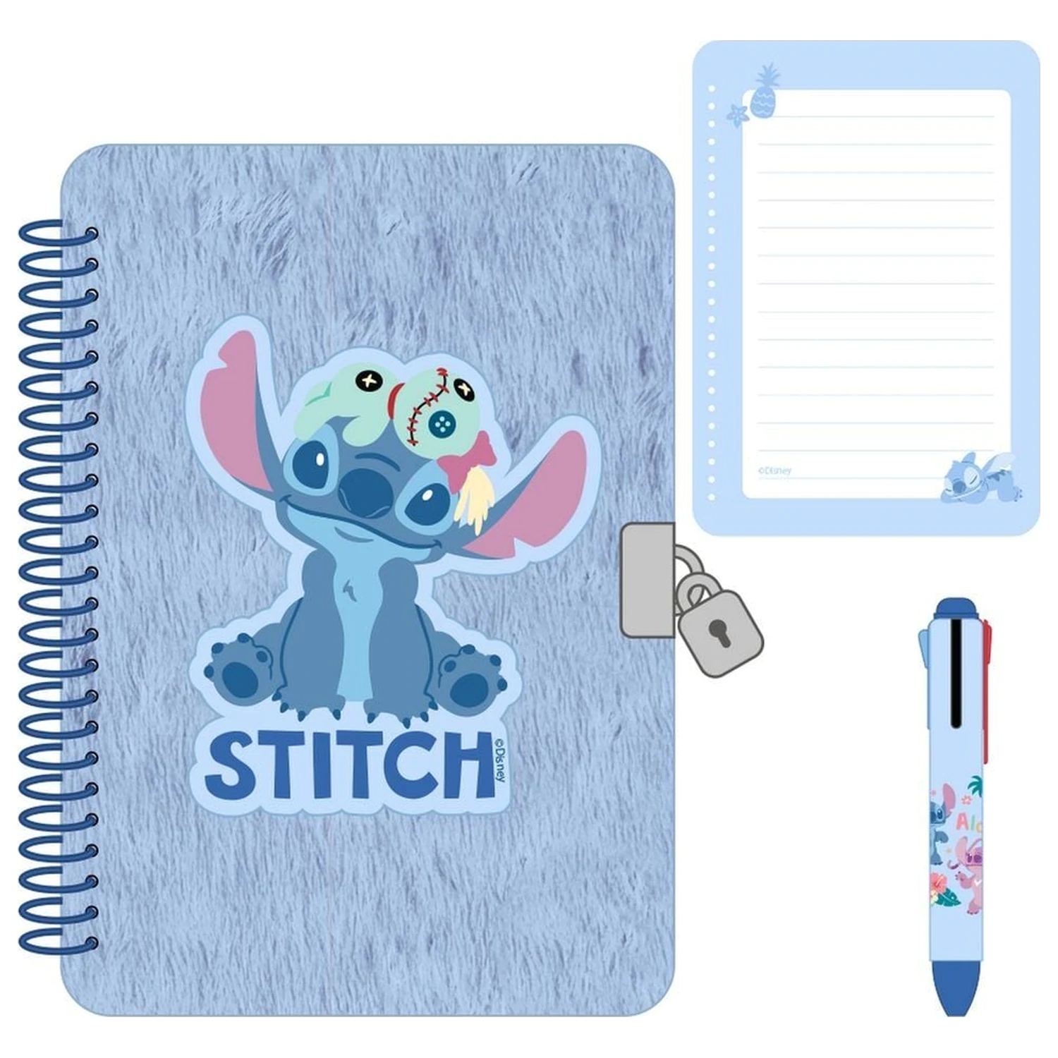 Disney Stitch Pamiętnik + długopis 4-kolorowy zdjęcie produktu