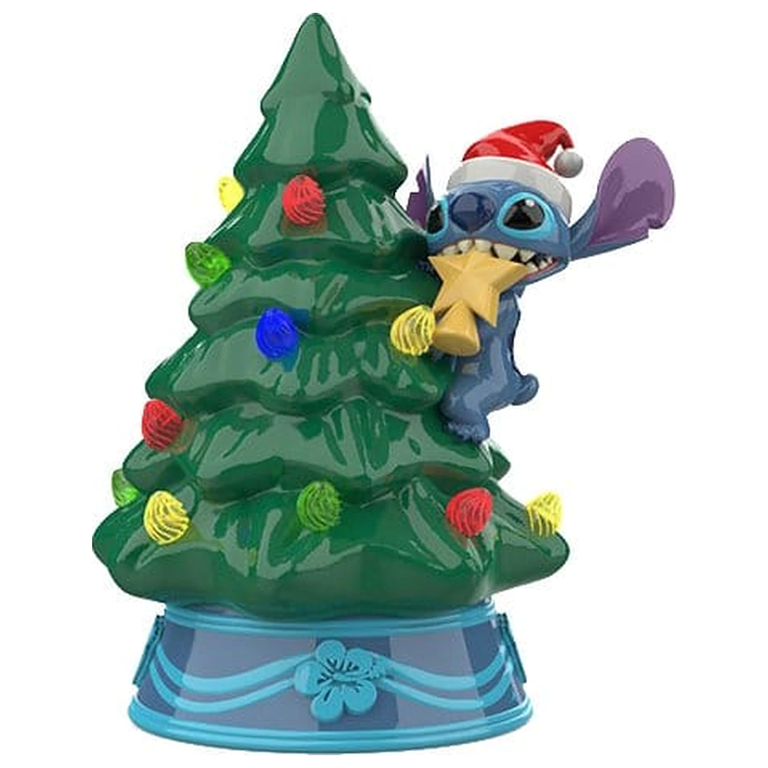 Disney Ceramiczna choinka świąteczna ze światłami Stitch 15 cm zdjęcie produktu