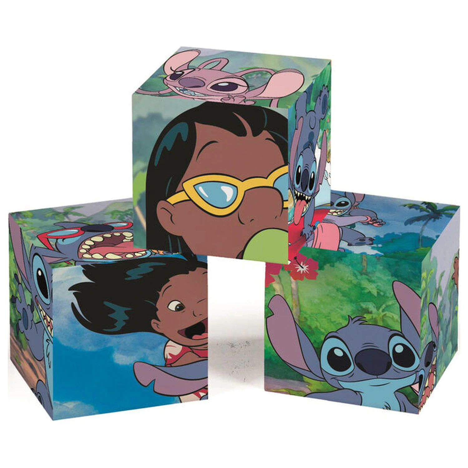 Disney Stitch puzzle w kostkach 12 sztuk zdjęcie produktu