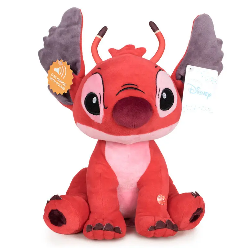 Disney Stitch Leroy miękka pluszowa zabawka z dźwiękiem 20 cm zdjęcie produktu