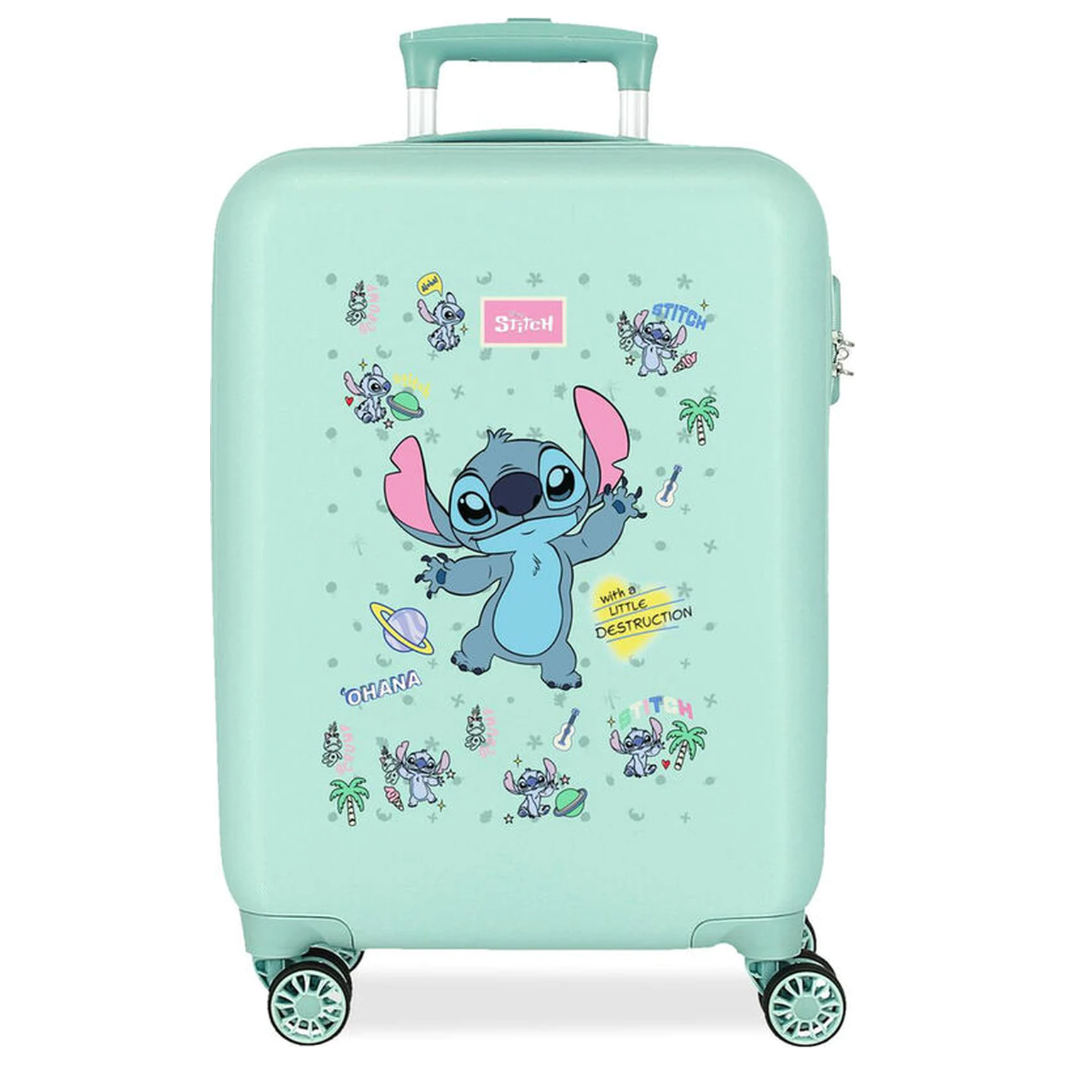 Disney Stitch Little Destrution walizka na kółkach ABS 55 cm zdjęcie produktu