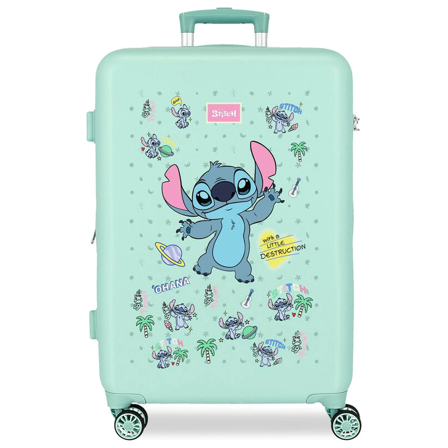 Disney Stitch Little Destrution walizka na kółkach ABS 65cm zdjęcie produktu