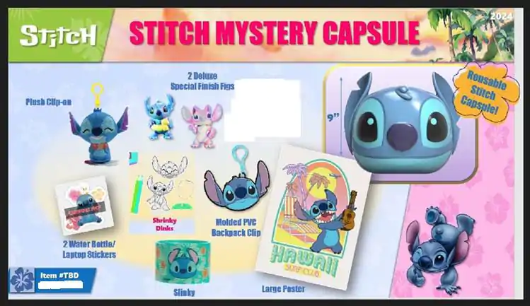 Disney Stitch kapsuła niespodzianka 22,5 cm zdjęcie produktu