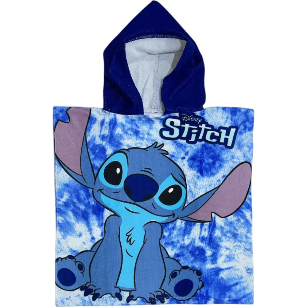 Disney Stitch ponczo ręcznik z mikrofibry zdjęcie produktu